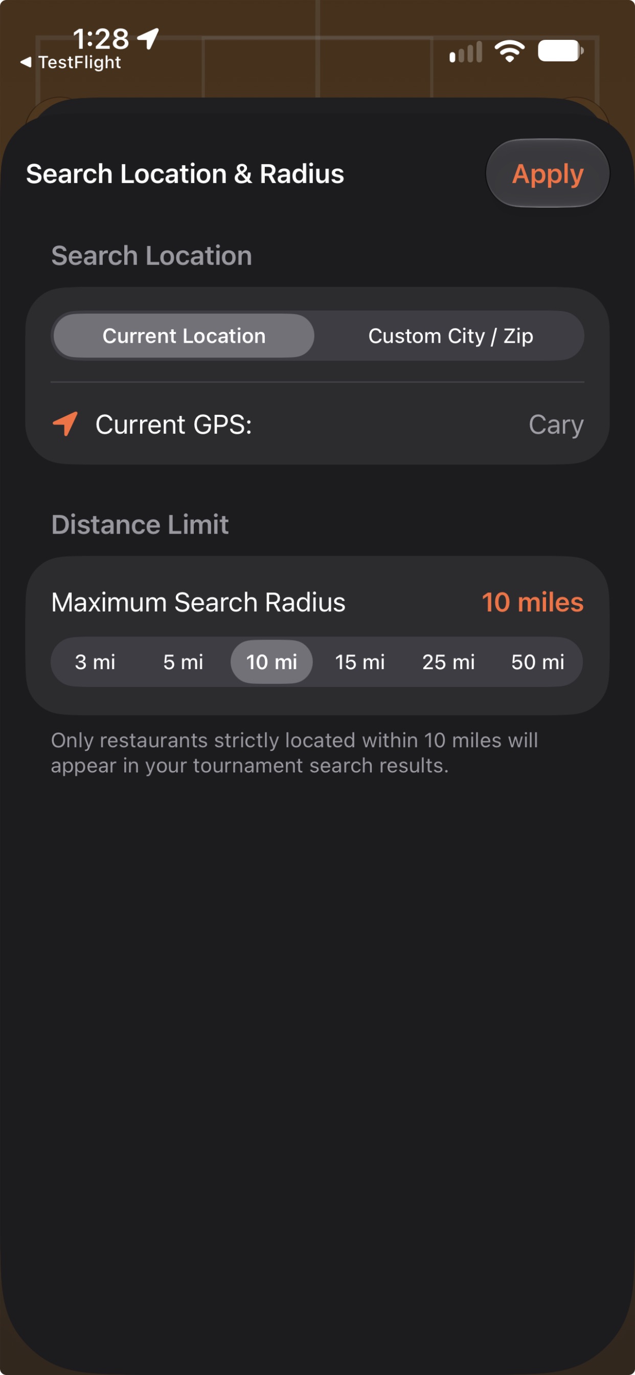 Customize your search